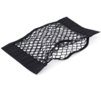 Автомобильний органайзер-сетка, 60x35см, крепление на липучках, полипропилен-латекс, черный