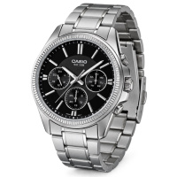 Чоловічий годинник Casio MTP-1375D-1A у класичному стилі з нержавіючої сталі