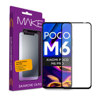 Стекло защитное MAKE Xiaomi Poco M6 Pro (MGF-XPM6P)