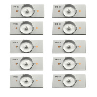 LED сегмент 10шт 3В для планки лампы подсветки ЖК телевизора