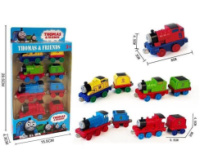 Набір поїздів Томас і друзі на магнітах із цифрами в коробці