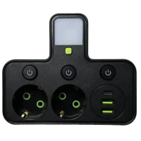 Мережевий фільтр HG-275 з USB та Type - C