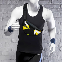 Сумка-бананка чоловіча/жіноча Sport 32×16 см з розширювачем поясна сумка або сумка через плече (02900)