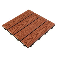 Композитная плитка WPC 30х30х2см Красное дерево (D) SW-00001707