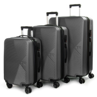 PODIUM Дорожная Чемодан 31 ABS-пластик FASHION 804 dark-grey