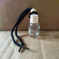Автофлакон 10 мл, скло, з кришкою та шнурком