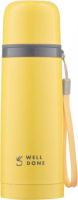 Термос питьевой Well Done WD-7153Y 0.35 л желтый