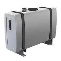 Гідробак закабінний 160 л алюміній (распред - збоку) (високий) 350X650X900