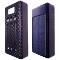 Мощный портативный Рowerbank UKC 8058 Solar Charger 60 000MAh, с солнечной панелью, кабелями и фонариком