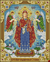 Схема для вышивки Икона Божией Матери «Нерушимая Стена»