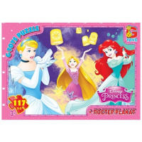 Пазлы G-Toys Принцессы Дисней PD93 117 деталей