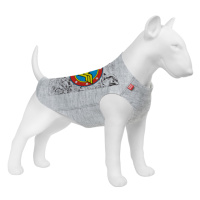 Майка для собак WAUDOG Clothes малюнок «Чудо-жінка комікс», M45, B 64-70 см, С 35-40 см