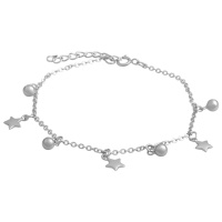 Серебряный браслет CatalogSilver с без камней, вес изделия 2,33 гр (2134749) 1720 размер