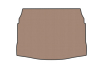 Резиновый коврик в багажник (нижний, бежевый) для Volkswagen Golf 8 2019- гг
