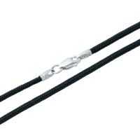 Серебряный шнурок CatalogSilver с , вес изделия 0,72 гр (1444) 500 размер