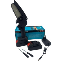 Міні пила 4 Дюймів Mini Electric Сhainsaw у КОРОБЦІ з двома акумулятором 24V