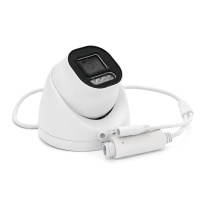 8MП Купольная уличн/внутр камера c микрофоном, двойной подсветкой GW IPC02D8MP30, 2.8mm, POE, LED/IR Подсветка