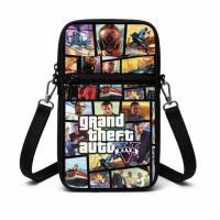 Сумка-чохол для телефону Grand Theft Auto дитяча сумка через плече, водонепроникна міні-сумка (5119)