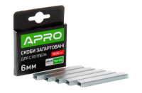 Скоба Apro 6 x 11.3 x 0.7мм калена (1000шт) (680145)