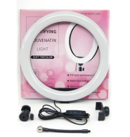 Кільцева LED лампа S31 (1 крепл.тел) (кер. на дроті) (USB) (30см)