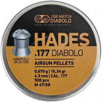 Пули JSB Diabolo Hades 4,5 мм, 0,670 г (500 штук)  стальной (292500)