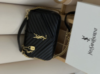 Сумка Saint Laurent College Medium In Quilted чорний