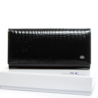 PODIUM Кошелек LR Женский кожа-лак SERGIO TORRETTI W1-V black