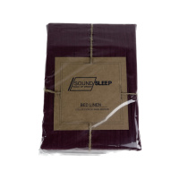 Наволочка Muslin SoundSleep Burgundy бургунді 50х70 см