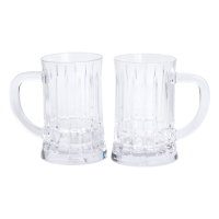 Набор пивных бокалов 2 шт 530 мл из стекла HP-19-144