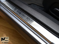 Защитные накладки на пороги SUBARU XV c-2012г.