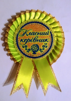 ЗНАЧОК КЛАСНИЙ КЕРІВНИК (Салатний)