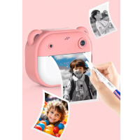 Дитячий фотоапарат миттєвого друку Y600, PINK із підтримкою microSD card