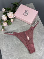 Жіночі стрінги Victoria's Secret рожеві kv1270