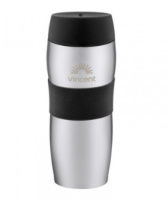 Термокружка Vincent Pitch Black VC-1527-PB 450 мл черная