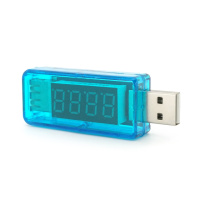 USB тестер Charger Doctor напряжения (3-7.5V) и тока (0-2.5A) Blue