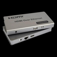 Комплект HDMI-USB Активный приемник/передатчик HDMI-USB +IR по RJ45 до 120 м