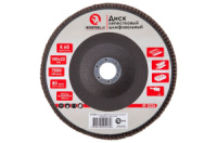 Круг лепестковый торцевой Intertool 180 мм Р60 (BT-0226)