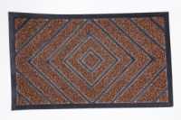 Коврик противоскользящий ПВХ с рельефным рисунком 75×45 см коричневый HP-47-3BR