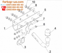 Тягово-сцепное устройство (фаркоп) Jeep Grand Cherokee (WK) (2005-2010)