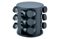 Набор емкостей для специй Maestro 100мл черный (12шт) (MR-1725-BLACK)