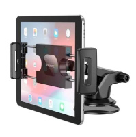 Автотримач для планшета на присосці BOROFONE BH100 Airy tablet 4.7-12.9 дюйма (120-250mm)  Чорний