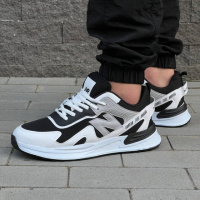 Кросівки New Balance матеріал текстиль/замш колір чорний, білий