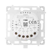 Реле для проходного двухклавишного выключателя Ajax LightCore (2-gang/2-way)