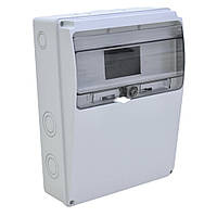 TENCE Щиток комбінований пластиковий ABS, IP54, 230х300х115мм, 11 модулів, поверхня монтажу під кутом