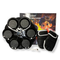 Музичний боксерський тренажер з підсвічуванням, з рукавичками в комплекті.