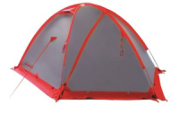 Палатка Tramp Rock 3 V2, TRT-028  серый  (TRT-028)