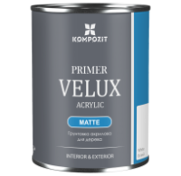 Ґрунтовка для деревини VELUX, 0,75 л, Білий