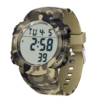 Тактичний годинник Sanda 2182 Camo Yellow-White з електронним циферблатом та водозахистом 5 ATM