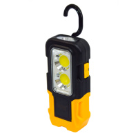 Мощный LED фонар на батарейках ААА Panther PT-1915 Желтый, фонарик светодиодный с магнитом (ST)