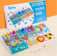 Дерев'яний бізіборд 7 в 1